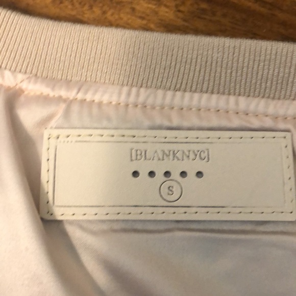 BLANK NYC Ladys Bomber Jacket Size S Blue and Pink Colored Roses Embroidered NWT - Picture 8 of 15